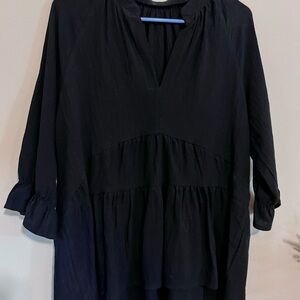 Elegant Black Women's Top